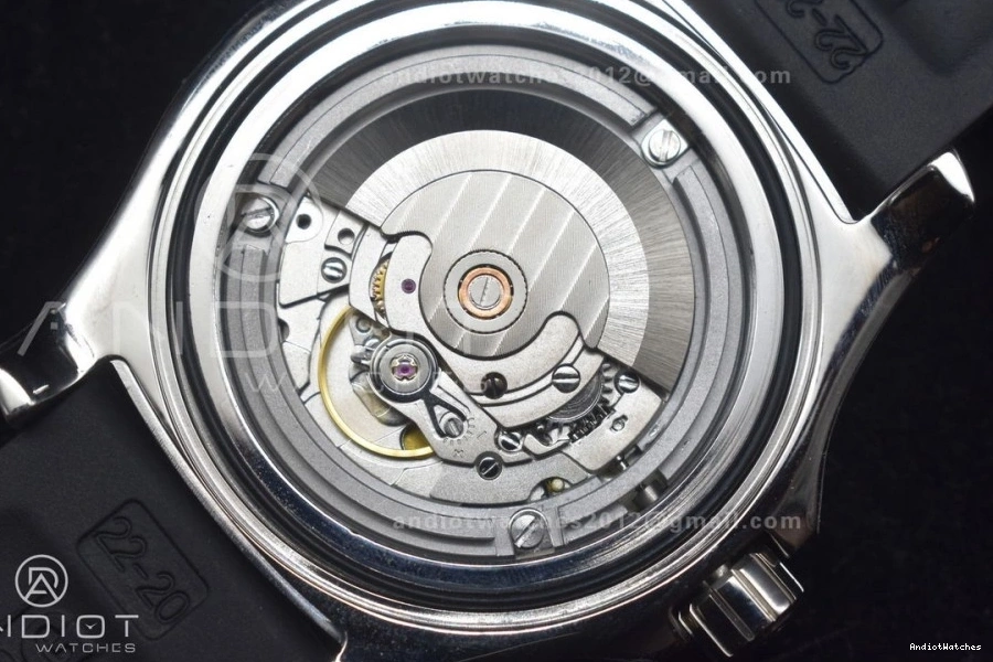 A Bezel Dial Rehaut Best Superocean Edition and 44 1:1 On Rubber Casual Black with TF Automatic Strap Yellow Black 471 0103